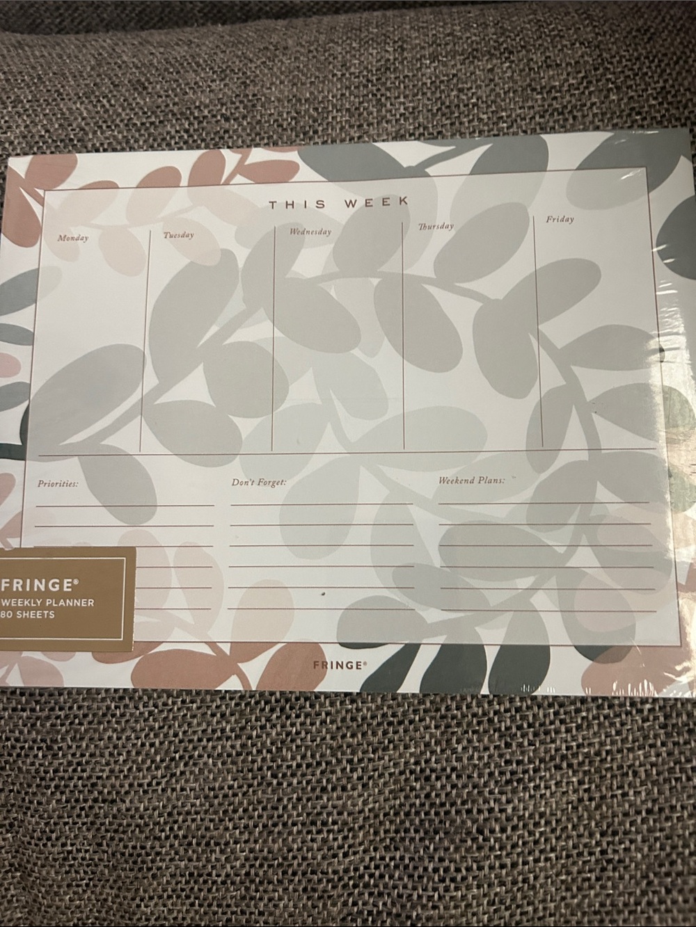 Fringe Artist Series Desktop Weekly Planner - - Brand New Walker Noble Studios